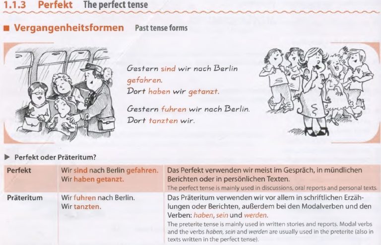 Perfekt-Übungen A1 (Di’li Geçmiş Zaman Almanca)