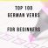 Top 160 German Verbs (The most important German verbs for level A1 )