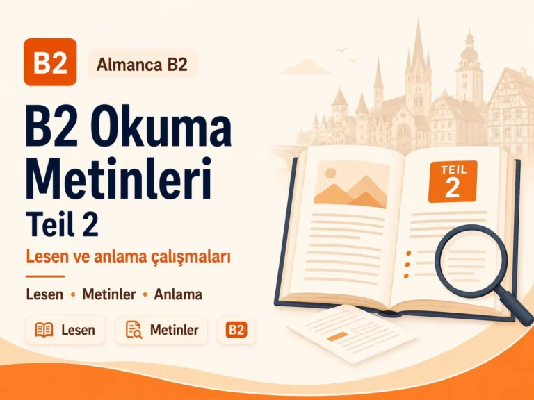 B2 Almanca okuma metinleri — Teil 2 / Lesen (B2)