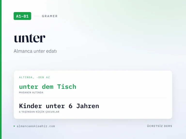 Almanca unter edatı kapak görseli: unter dem Tisch · Kinder unter 6 Jahren